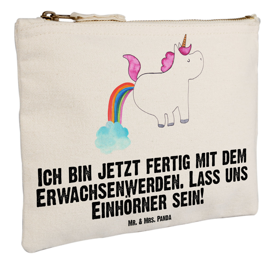Schminktasche Einhorn Pupsend Schminktasche, Kosmetiktasche, Kosmetikbeutel, Stiftemäppchen, Etui, Federmappe, Makeup, XXL, Schminketui, Kosmetiketui, Schlamperetui, Einhorn, Einhörner, Einhorn Deko, Pegasus, Unicorn, Pups, Regenbogen, Glitzer, Einhornpower, Erwachsenwerden, Spaß, lustig, Freundin