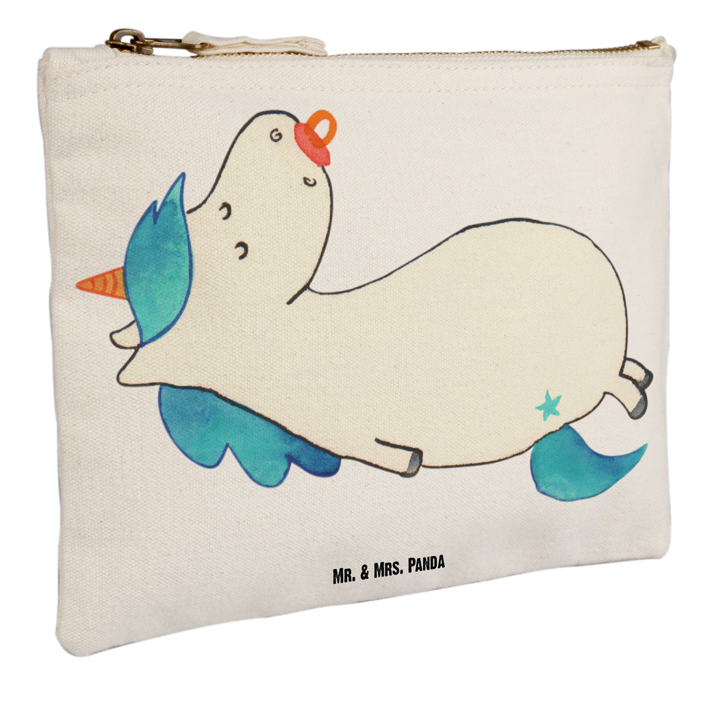 Schminktasche Einhorn Schnullie Schminktasche, Kosmetiktasche, Kosmetikbeutel, Stiftemäppchen, Etui, Federmappe, Makeup, XXL, Schminketui, Kosmetiketui, Schlamperetui, Einhorn, Einhörner, Einhorn Deko, Pegasus, Unicorn, Baby, Kleinkind, Geburt, Geburtstag, Säugling, Schnuller, Geschenk Geburt, Mutter, Mama