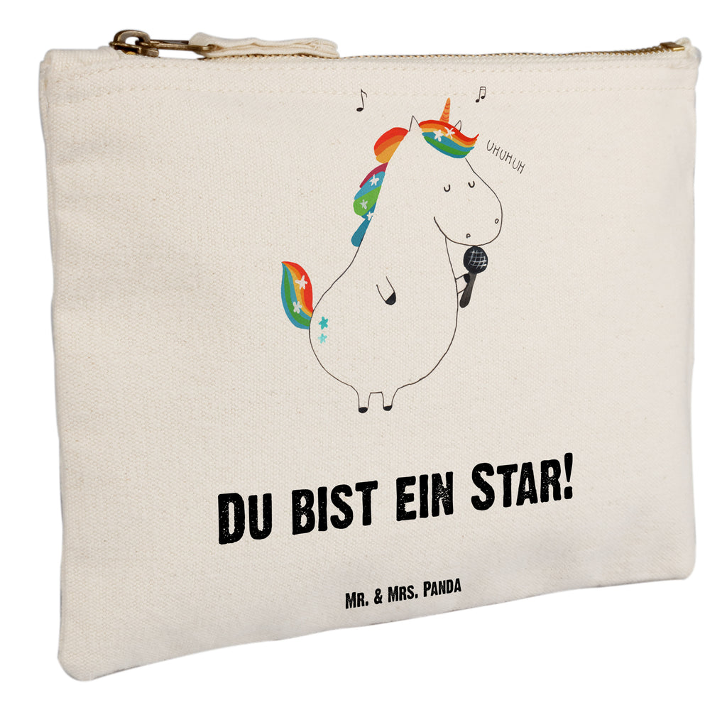 Schminktasche Einhorn Sänger Schminktasche, Kosmetiktasche, Kosmetikbeutel, Stiftemäppchen, Etui, Federmappe, Makeup, XXL, Schminketui, Kosmetiketui, Schlamperetui, Einhorn, Einhörner, Einhorn Deko, Pegasus, Unicorn, Glitzer, Konfetti, Party, Geburtstag, Feier, Fest, Disco, Sängerin, Sänger, Freundin