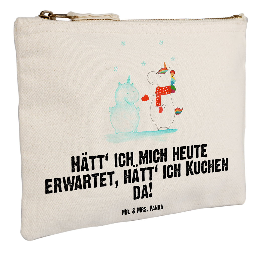 Schminktasche Einhorn Schneemann Schminktasche, Kosmetiktasche, Kosmetikbeutel, Stiftemäppchen, Etui, Federmappe, Makeup, XXL, Schminketui, Kosmetiketui, Schlamperetui, Einhorn, Einhörner, Einhorn Deko, Pegasus, Unicorn, Schneemann, Winter, Schnee, Kuchen, Weihnachten, kalt, Mütze, Handschuhe, X-Mas