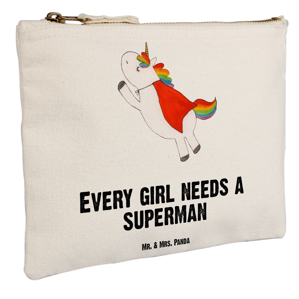 Schminktasche Einhorn Super Schminktasche, Kosmetiktasche, Kosmetikbeutel, Stiftemäppchen, Etui, Federmappe, Makeup, XXL, Schminketui, Kosmetiketui, Schlamperetui, Einhorn, Einhörner, Einhorn Deko, Pegasus, Unicorn, Traummann, Superheld, Held, Freundin, Geschenk, Girl, Mädchen