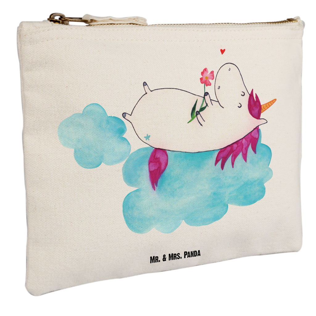 Schminktasche Einhorn verliebt auf Wolke Schminktasche, Kosmetiktasche, Kosmetikbeutel, Stiftemäppchen, Etui, Federmappe, Makeup, XXL, Schminketui, Kosmetiketui, Schlamperetui, Einhorn, Einhörner, Einhorn Deko, Pegasus, Unicorn, verliebt, Liebe, Liebesbeweis, Freundin, Wolke