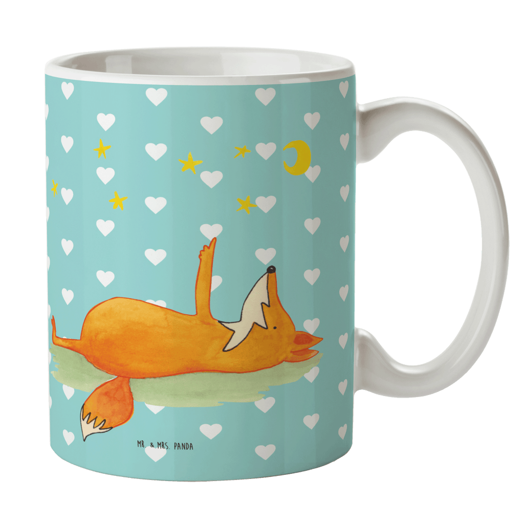 Tasse Fuchs Sterne Fuchs, Füchse, tröstende Worte, Spruch positiv, Spruch schön, Romantik, Always Look on the Bright Side of Life Becher, Kaffeetasse, Kaffeebecher, Tee, Frühstück, Büro  Fuchs