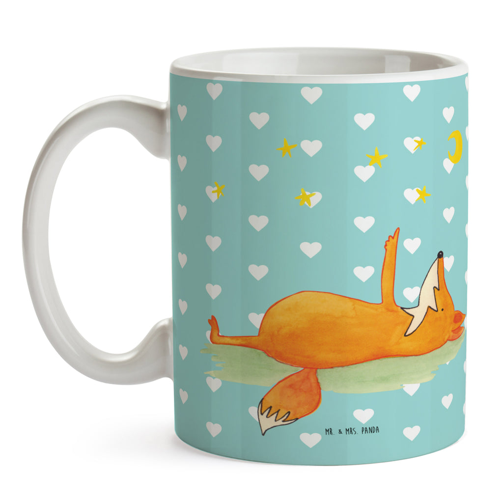 Tasse Fuchs Sterne Fuchs, Füchse, tröstende Worte, Spruch positiv, Spruch schön, Romantik, Always Look on the Bright Side of Life Becher, Kaffeetasse, Kaffeebecher, Tee, Frühstück, Büro  Fuchs