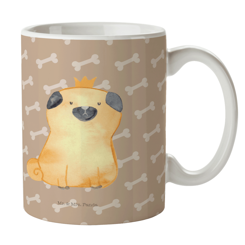 Tasse Mops Krone Mops, Hund, allergisch, kinderlos, Hausregel, Hundebesitzer. Spruch, lustig Becher, Kaffeetasse, Kaffeebecher, Tee, Frühstück, Büro  Hund, Hundemotiv, Haustier, Hunderasse, Tierliebhaber, Hundebesitzer, Sprüche