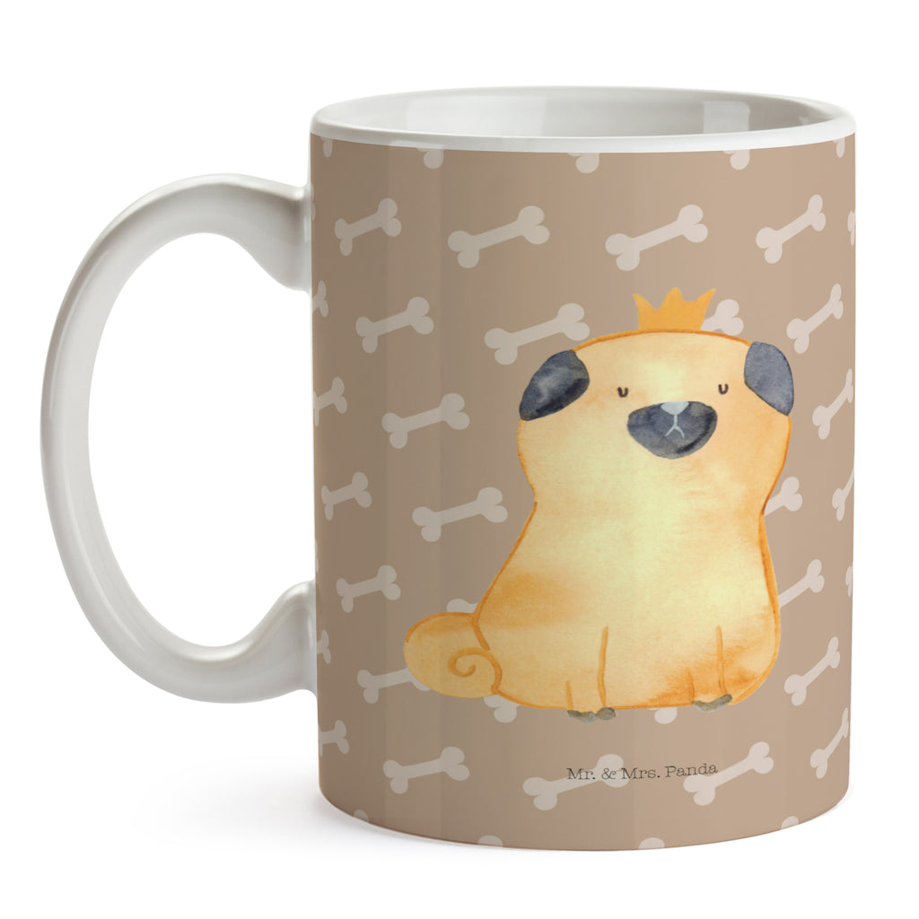 Tasse Mops Krone Mops, Hund, allergisch, kinderlos, Hausregel, Hundebesitzer. Spruch, lustig Becher, Kaffeetasse, Kaffeebecher, Tee, Frühstück, Büro  Hund, Hundemotiv, Haustier, Hunderasse, Tierliebhaber, Hundebesitzer, Sprüche