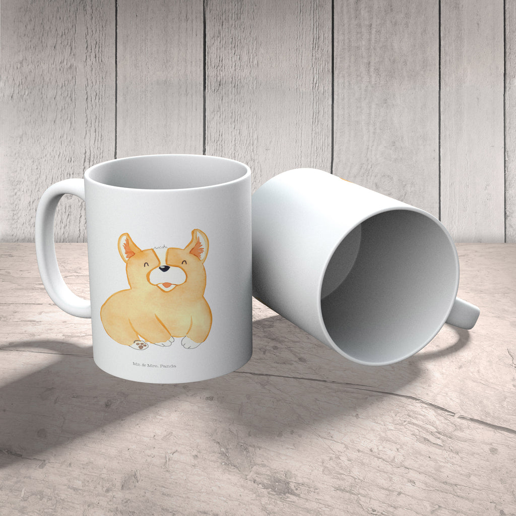 Tasse Corgie Corgie, Hund, Welsh Corgie Pembroke, britisch, Motivation, Spruch, Sprüche, Hundespruch, Lebensfreude	 Becher, Kaffeetasse, Kaffeebecher, Tee, Frühstück, Büro  Hund, Hundemotiv, Haustier, Hunderasse, Tierliebhaber, Hundebesitzer, Sprüche