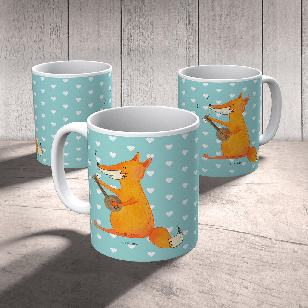 Tasse Fuchs Gitarre Fuchs, Füchse, Geschenk Musiker, Musik Spruch, Musikerin, Sänger, Sängerin, Gitarre,  Becher, Kaffeetasse, Kaffeebecher, Tee, Frühstück, Büro  Fuchs