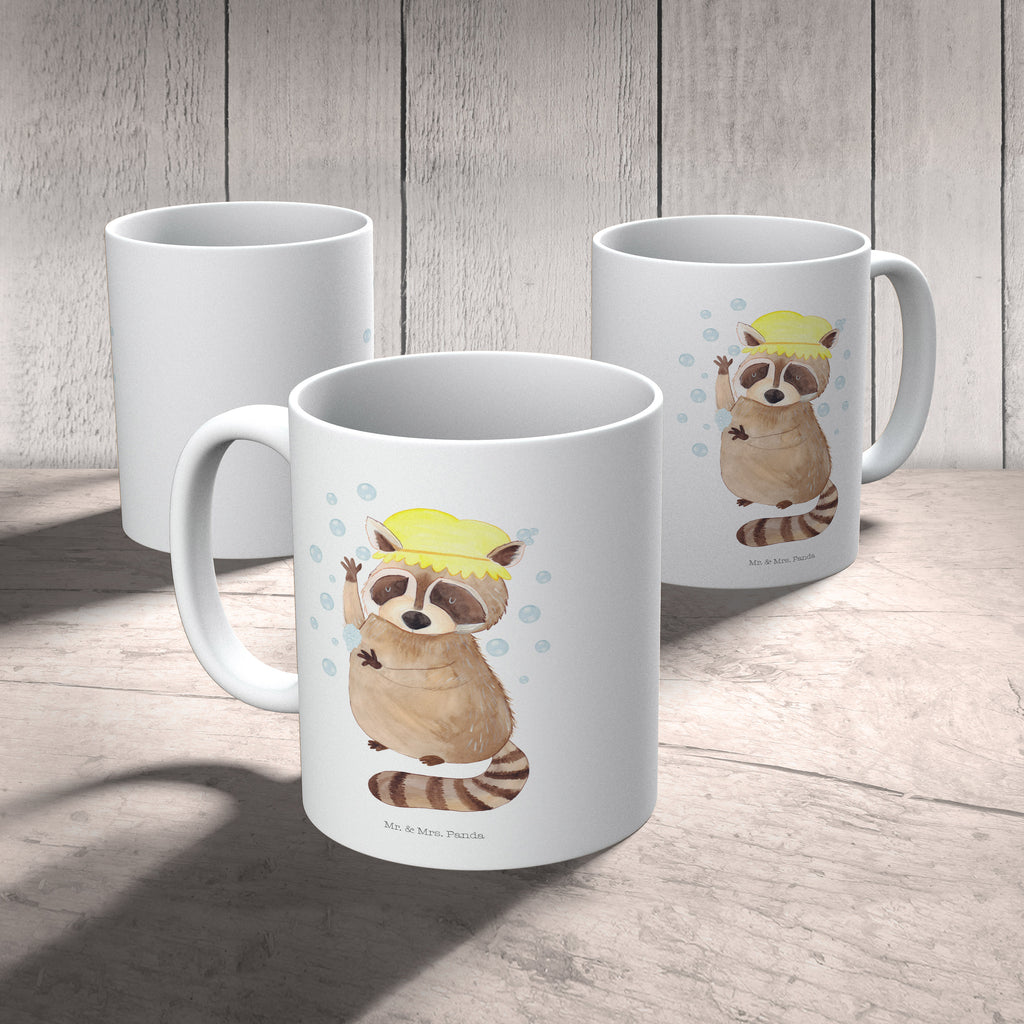 Tasse Waschbär Waschbär, Tagträumen, Plan, Fröhlich, waschen, Seifenblasen Becher, Kaffeetasse, Kaffeebecher, Tee, Frühstück, Büro  süße Tiermotive, gute Laune, lustige Sprüche, Tiere
