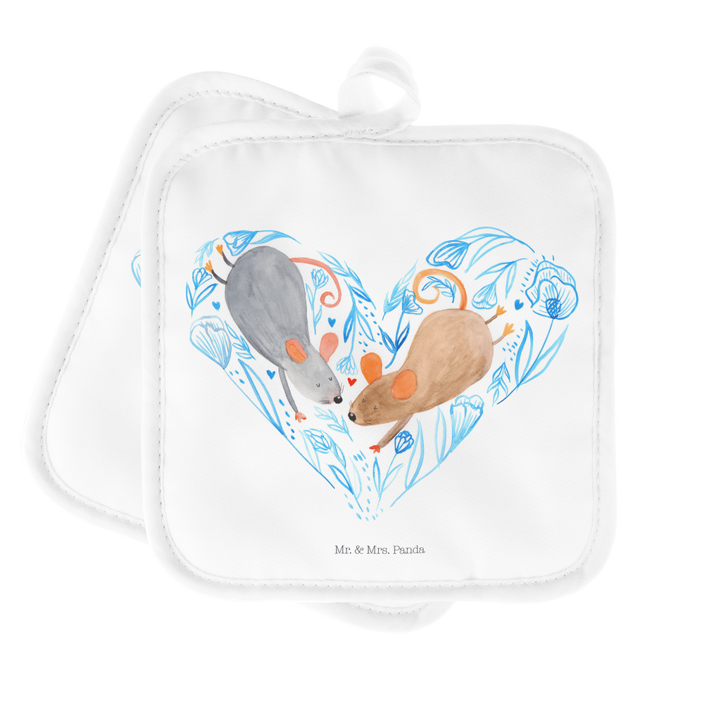 2er Set Topflappen  Mäuse Herz Topflappen, Topfuntersetzer, Ofenhandschuh, Topflappen Set, Topflappen lustig, Topflappen mit Spruch, Liebe, Partner, Freund, Freundin, Ehemann, Ehefrau, Heiraten, Verlobung, Heiratsantrag, Liebesgeschenk, Jahrestag, Hocheitstag, Maus, Mäuse, Liebesbotschaft, Liebesbeweis, Hochzeit, Lieblingsmensch, Gemeinsamkeit, Love, Geschenk für zwei