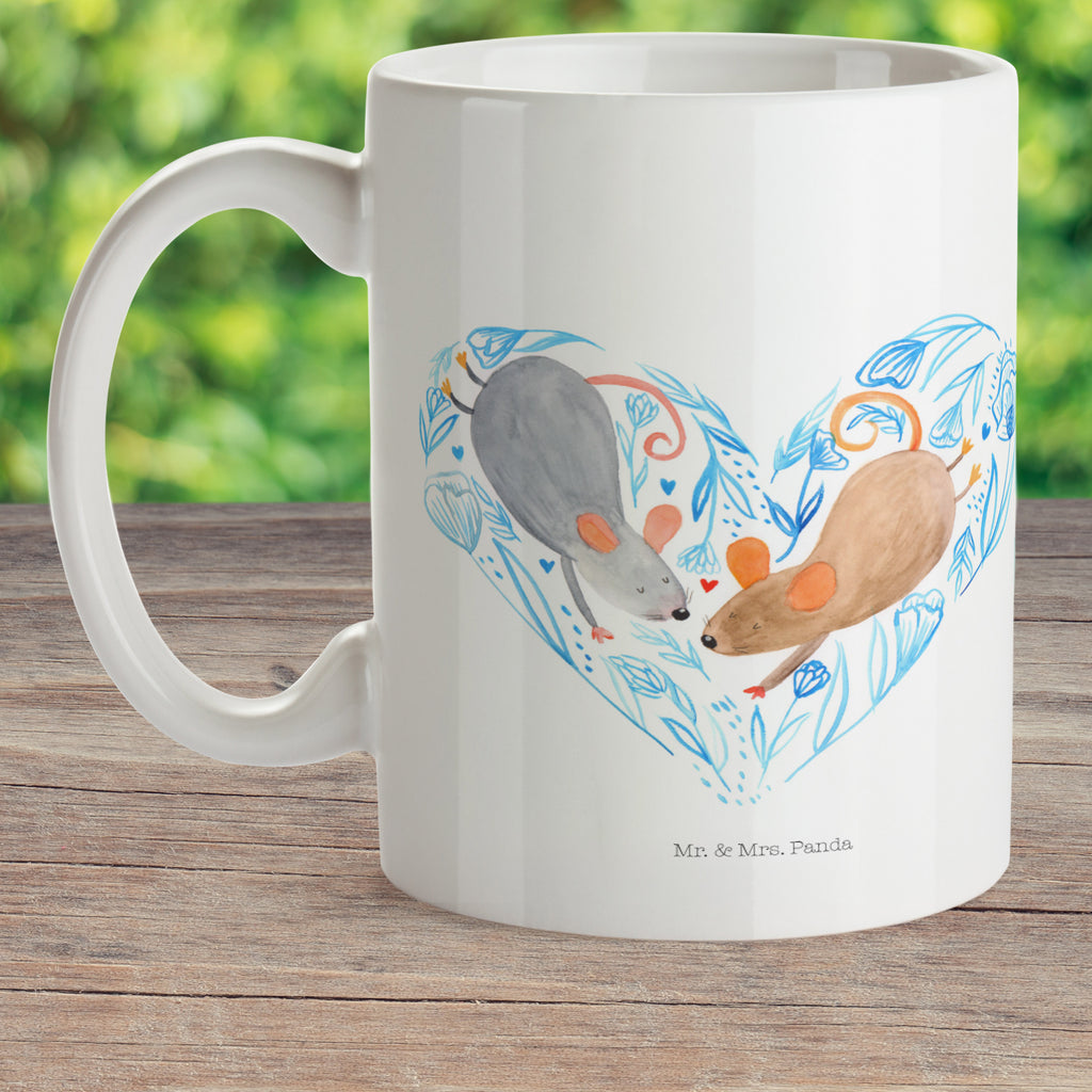 Kindertasse Mäuse Herz Kunststoff Tasse, Kindergarten, Tasse, Trinkbecher, Camping Becher, Kaffeetasse, Kunststoffbecher, Kindergartenbecher, Outdoorgeschirr, Kunststoffgeschirr, Reisebecher, Reisetasse, Kinderbecher, Liebe, Partner, Freund, Freundin, Ehemann, Ehefrau, Heiraten, Verlobung, Heiratsantrag, Liebesgeschenk, Jahrestag, Hocheitstag, Maus, Mäuse, Liebesbotschaft, Liebesbeweis, Hochzeit, Lieblingsmensch, Gemeinsamkeit, Love, Geschenk für zwei