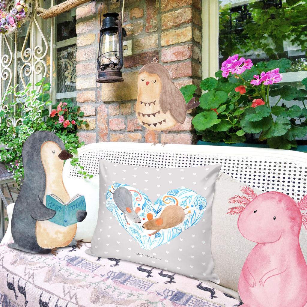40x40 Kissen Mäuse Herz Kissenhülle, Kopfkissen, Sofakissen, Dekokissen, Motivkissen, Liebe, Partner, Freund, Freundin, Ehemann, Ehefrau, Heiraten, Verlobung, Heiratsantrag, Liebesgeschenk, Jahrestag, Hocheitstag, Maus, Mäuse, Liebesbotschaft, Liebesbeweis, Hochzeit, Lieblingsmensch, Gemeinsamkeit, Love, Geschenk für zwei