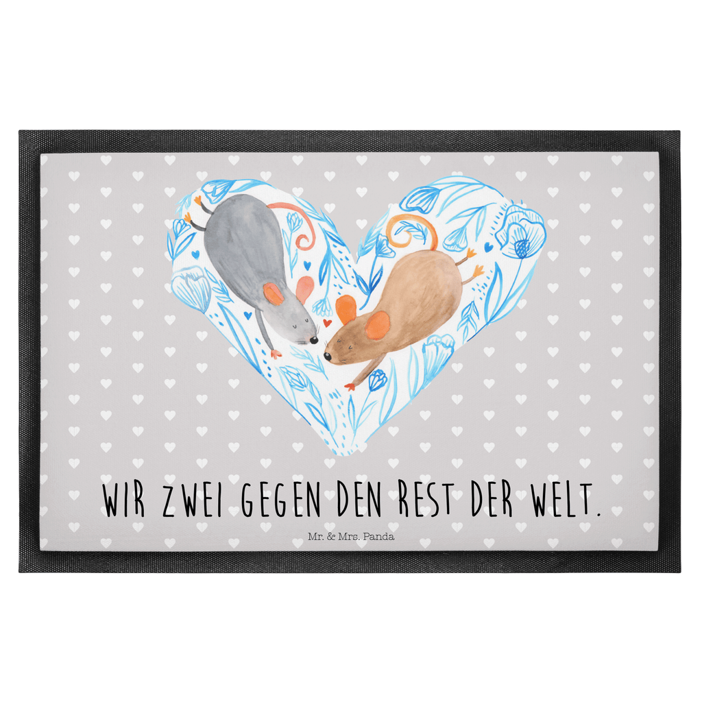 Fußmatte Mäuse Herz Liebe, Maus, Mäuse, Liebesbotschaft, Liebesbeweis, Jahrestag, Verlobung, Hochzeit, Lieblingsmensch, Gemeinsamkeit, Love, Geschenk für zwei, Liebesgeschenk Türvorleger, Schmutzmatte, Fußabtreter, Matte, Schmutzfänger, Fußabstreifer, Schmutzfangmatte, Türmatte, Motivfußmatte,  Haustürmatte, Vorleger  Liebe,  Partner, Freund, Freundin, Ehemann, Ehefrau, Heiraten, Verlobung, Heiratsantrag, Liebesgeschenk, Jahrestag, Hocheitstag