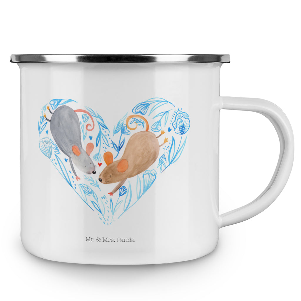 Camping Emaille Tasse Mäuse Herz Campingtasse, Trinkbecher, Metalltasse, Outdoor Tasse, Emaille Trinkbecher, Blechtasse Outdoor, Emaille Campingbecher, Edelstahl Trinkbecher, Metalltasse für Camping, Kaffee Blechtasse, Camping Tasse Metall, Liebe, Partner, Freund, Freundin, Ehemann, Ehefrau, Heiraten, Verlobung, Heiratsantrag, Liebesgeschenk, Jahrestag, Hocheitstag, Maus, Mäuse, Liebesbotschaft, Liebesbeweis, Hochzeit, Lieblingsmensch, Gemeinsamkeit, Love, Geschenk für zwei