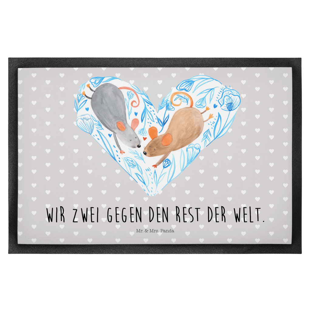 Fußmatte Mäuse Herz Liebe, Maus, Mäuse, Liebesbotschaft, Liebesbeweis, Jahrestag, Verlobung, Hochzeit, Lieblingsmensch, Gemeinsamkeit, Love, Geschenk für zwei, Liebesgeschenk Türvorleger, Schmutzmatte, Fußabtreter, Matte, Schmutzfänger, Fußabstreifer, Schmutzfangmatte, Türmatte, Motivfußmatte,  Haustürmatte, Vorleger  Liebe,  Partner, Freund, Freundin, Ehemann, Ehefrau, Heiraten, Verlobung, Heiratsantrag, Liebesgeschenk, Jahrestag, Hocheitstag