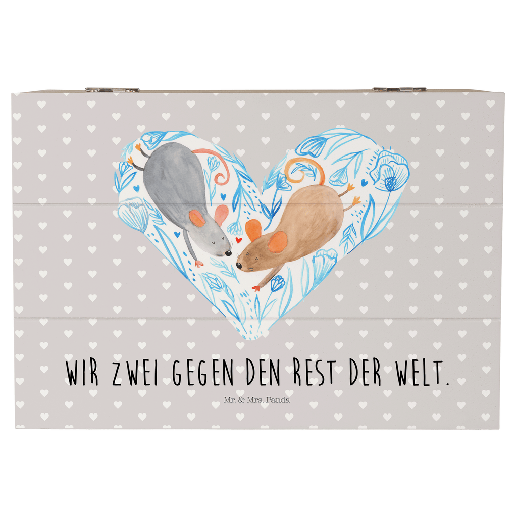 Holzkiste Mäuse Herz Holzkiste, Kiste, Schatzkiste, Truhe, Schatulle, XXL, Erinnerungsbox, Erinnerungskiste, Dekokiste, Aufbewahrungsbox, Liebe, Partner, Freund, Freundin, Ehemann, Ehefrau, Heiraten, Verlobung, Heiratsantrag, Liebesgeschenk, Jahrestag, Hocheitstag, Maus, Mäuse, Liebesbotschaft, Liebesbeweis, Hochzeit, Lieblingsmensch, Gemeinsamkeit, Love, Geschenk für zwei