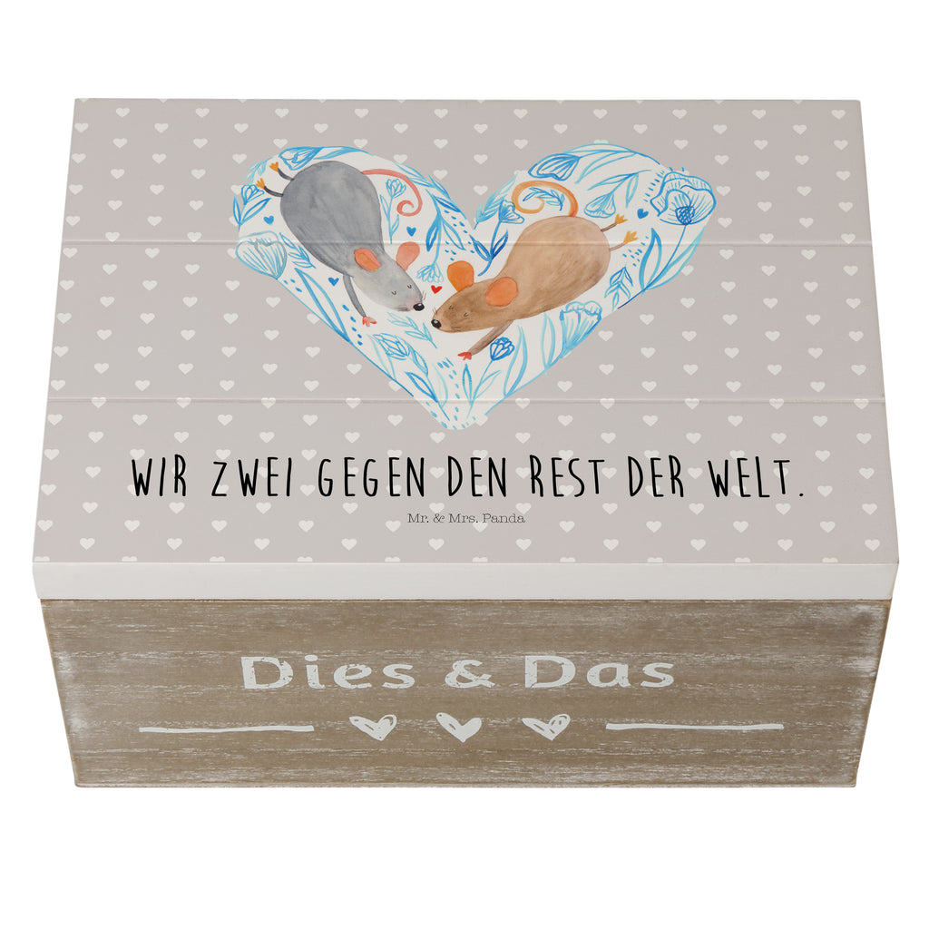 Holzkiste Mäuse Herz Holzkiste, Kiste, Schatzkiste, Truhe, Schatulle, XXL, Erinnerungsbox, Erinnerungskiste, Dekokiste, Aufbewahrungsbox, Liebe, Partner, Freund, Freundin, Ehemann, Ehefrau, Heiraten, Verlobung, Heiratsantrag, Liebesgeschenk, Jahrestag, Hocheitstag, Maus, Mäuse, Liebesbotschaft, Liebesbeweis, Hochzeit, Lieblingsmensch, Gemeinsamkeit, Love, Geschenk für zwei