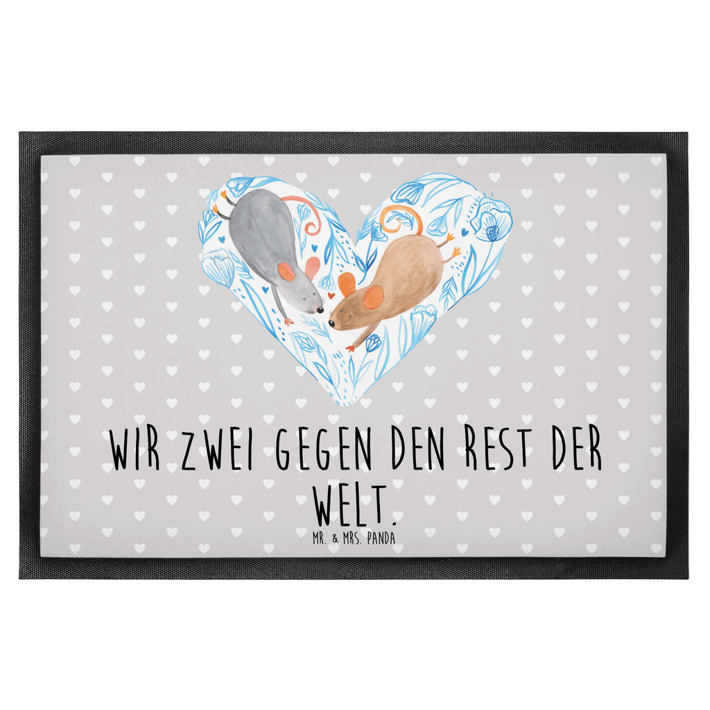 Fußmatte Mäuse Herz Liebe, Maus, Mäuse, Liebesbotschaft, Liebesbeweis, Jahrestag, Verlobung, Hochzeit, Lieblingsmensch, Gemeinsamkeit, Love, Geschenk für zwei, Liebesgeschenk Türvorleger, Schmutzmatte, Fußabtreter, Matte, Schmutzfänger, Fußabstreifer, Schmutzfangmatte, Türmatte, Motivfußmatte,  Haustürmatte, Vorleger  Liebe,  Partner, Freund, Freundin, Ehemann, Ehefrau, Heiraten, Verlobung, Heiratsantrag, Liebesgeschenk, Jahrestag, Hocheitstag