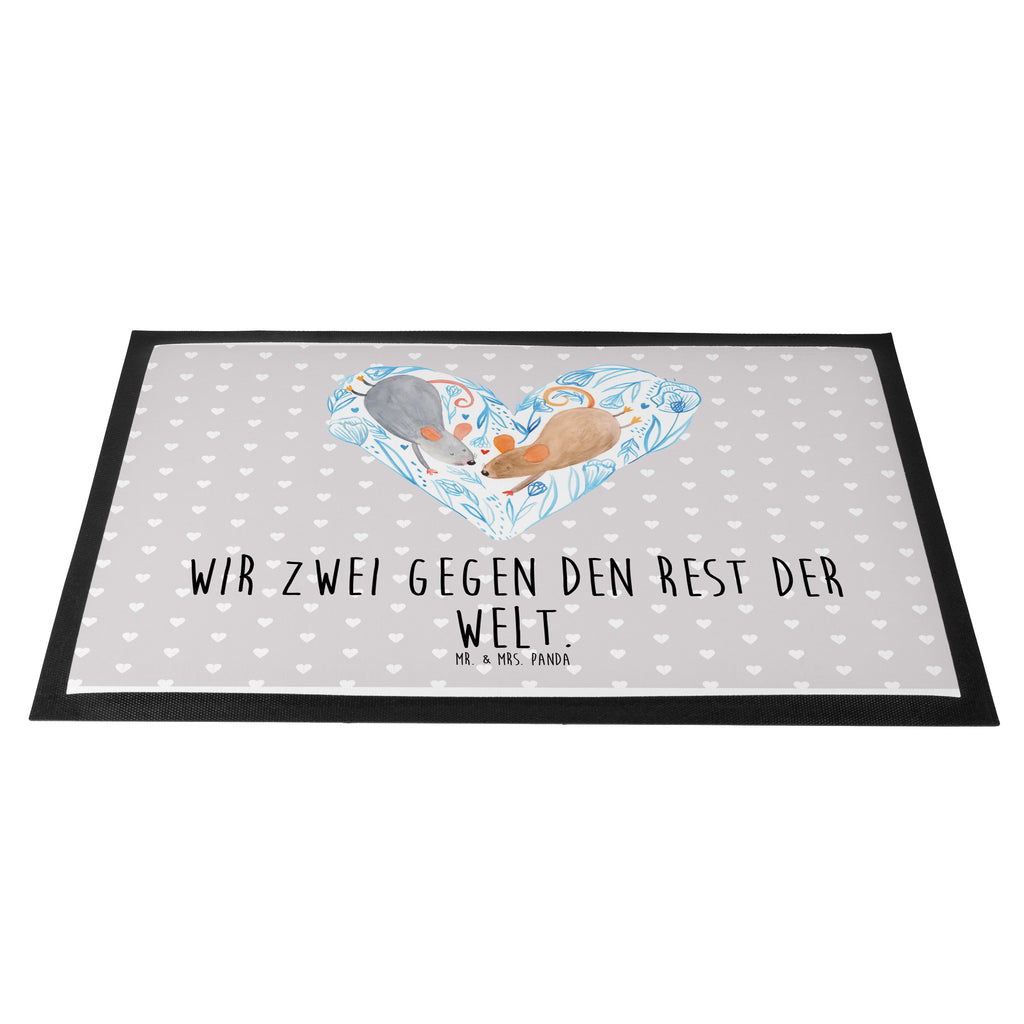 Fußmatte Mäuse Herz Liebe, Maus, Mäuse, Liebesbotschaft, Liebesbeweis, Jahrestag, Verlobung, Hochzeit, Lieblingsmensch, Gemeinsamkeit, Love, Geschenk für zwei, Liebesgeschenk Türvorleger, Schmutzmatte, Fußabtreter, Matte, Schmutzfänger, Fußabstreifer, Schmutzfangmatte, Türmatte, Motivfußmatte,  Haustürmatte, Vorleger  Liebe,  Partner, Freund, Freundin, Ehemann, Ehefrau, Heiraten, Verlobung, Heiratsantrag, Liebesgeschenk, Jahrestag, Hocheitstag