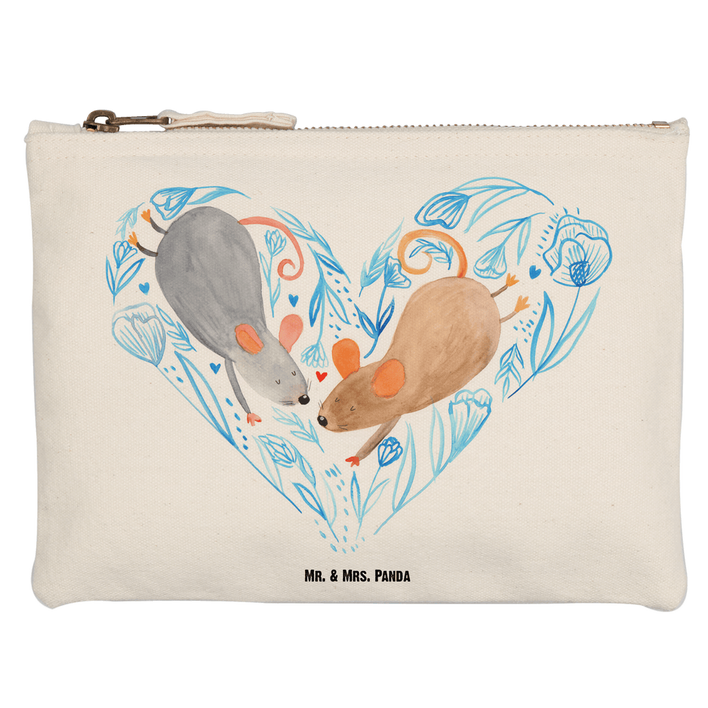 Schminktasche Mäuse Herz Schminktasche, Kosmetiktasche, Kosmetikbeutel, Stiftemäppchen, Etui, Federmappe, Makeup, XXL, Schminketui, Kosmetiketui, Schlamperetui, Liebe, Partner, Freund, Freundin, Ehemann, Ehefrau, Heiraten, Verlobung, Heiratsantrag, Liebesgeschenk, Jahrestag, Hocheitstag, Maus, Mäuse, Liebesbotschaft, Liebesbeweis, Hochzeit, Lieblingsmensch, Gemeinsamkeit, Love, Geschenk für zwei