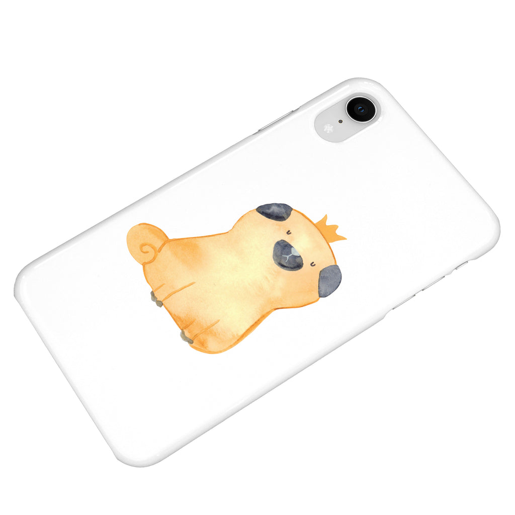 Iphone XR Handyhülle Mops Krone Iphone XR Handyhülle, Iphone XR, Handyhülle, Premium Kunststoff, Hund, Hundemotiv, Haustier, Hunderasse, Tierliebhaber, Hundebesitzer, Sprüche, Mops, allergisch, kinderlos, Hausregel, Hundebesitzer. Spruch, lustig