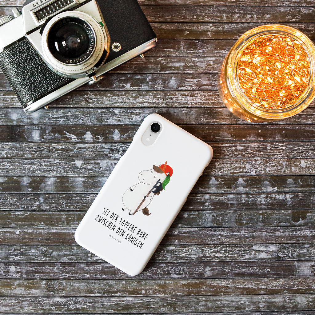 Iphone XR Handyhülle Einhorn Bube Iphone XR Handyhülle, Iphone XR, Handyhülle, Premium Kunststoff, Einhorn, Einhörner, Einhorn Deko, Pegasus, Unicorn, Bube, Mittelalter