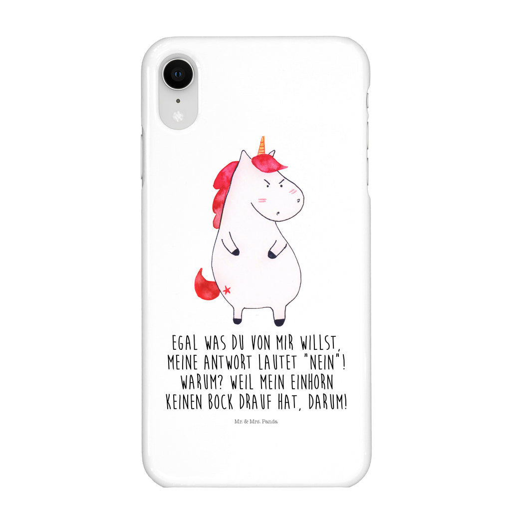 Iphone XR Handyhülle Einhorn wütend Iphone XR Handyhülle, Iphone XR, Handyhülle, Premium Kunststoff, Einhorn, Einhörner, Einhorn Deko, Pegasus, Unicorn, Realität, Ansage, lustlos, nein, Büro, Arbeit, wütend, dumme Fragen, lustig, Spaß, Geschenk