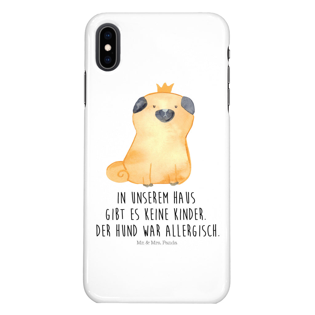 Iphone XS Handyhülle Mops Krone Iphone XS Handyhülle, Handyhülle, Iphone XS, Smartphone, Hülle, Hund, Hundemotiv, Haustier, Hunderasse, Tierliebhaber, Hundebesitzer, Sprüche, Mops, allergisch, kinderlos, Hausregel, Hundebesitzer. Spruch, lustig
