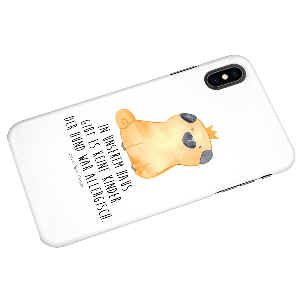 Iphone XS Handyhülle Mops Krone Iphone XS Handyhülle, Handyhülle, Iphone XS, Smartphone, Hülle, Hund, Hundemotiv, Haustier, Hunderasse, Tierliebhaber, Hundebesitzer, Sprüche, Mops, allergisch, kinderlos, Hausregel, Hundebesitzer. Spruch, lustig