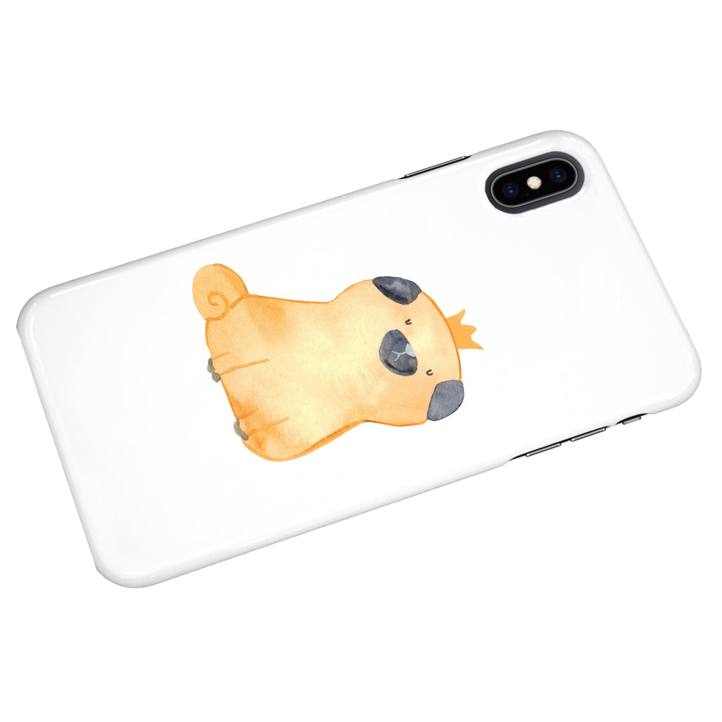 Iphone XS Handyhülle Mops Krone Iphone XS Handyhülle, Handyhülle, Iphone XS, Smartphone, Hülle, Hund, Hundemotiv, Haustier, Hunderasse, Tierliebhaber, Hundebesitzer, Sprüche, Mops, allergisch, kinderlos, Hausregel, Hundebesitzer. Spruch, lustig