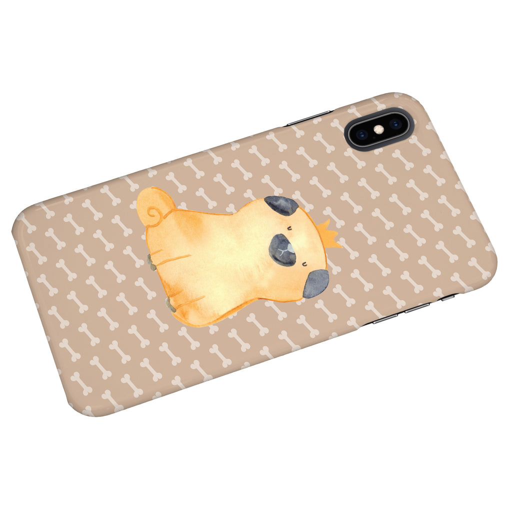 Iphone XS Handyhülle Mops Krone Iphone XS Handyhülle, Handyhülle, Iphone XS, Smartphone, Hülle, Hund, Hundemotiv, Haustier, Hunderasse, Tierliebhaber, Hundebesitzer, Sprüche, Mops, allergisch, kinderlos, Hausregel, Hundebesitzer. Spruch, lustig