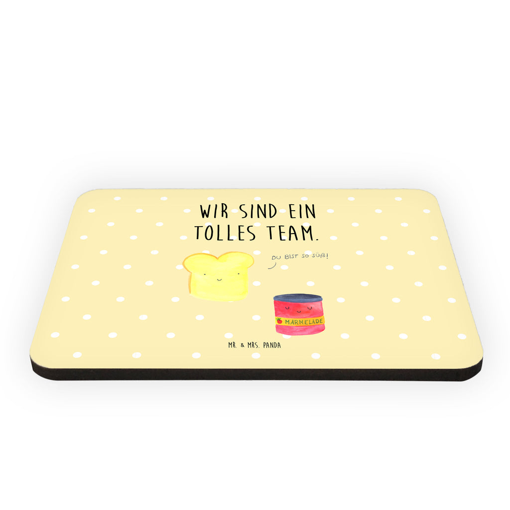 Magnet Toast & Marmelade Kühlschrankmagnet, Pinnwandmagnet, Souvenir Magnet, Motivmagnete, Dekomagnet, Whiteboard Magnet, Notiz Magnet, Kühlschrank Dekoration, Tiermotive, Gute Laune, lustige Sprüche, Tiere, Toast, Marmelade, Dreamteam, süße Postkarte, süß, Küche Deko, Küche Spruch, Frühstück Einladung, Brot, Toastbrot