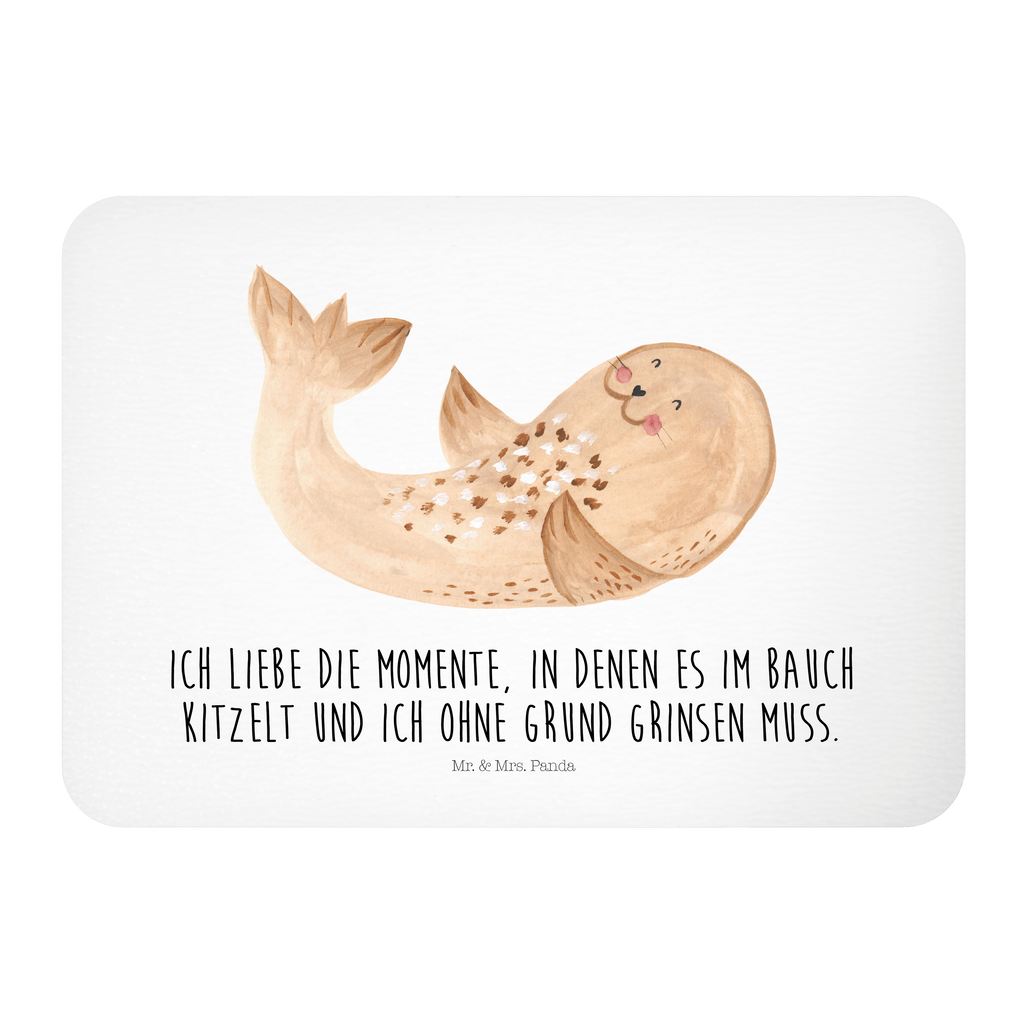 Magnet Robbe liegend Kühlschrankmagnet, Pinnwandmagnet, Souvenir Magnet, Motivmagnete, Dekomagnet, Whiteboard Magnet, Notiz Magnet, Kühlschrank Dekoration, Tiermotive, Gute Laune, lustige Sprüche, Tiere, Robbe, Robben, Seehund, Strand, Meerestier, Ostsee, Nordsee, Lachen, Freude