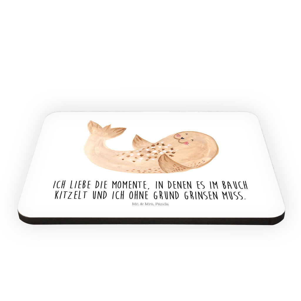 Magnet Robbe liegend Kühlschrankmagnet, Pinnwandmagnet, Souvenir Magnet, Motivmagnete, Dekomagnet, Whiteboard Magnet, Notiz Magnet, Kühlschrank Dekoration, Tiermotive, Gute Laune, lustige Sprüche, Tiere, Robbe, Robben, Seehund, Strand, Meerestier, Ostsee, Nordsee, Lachen, Freude