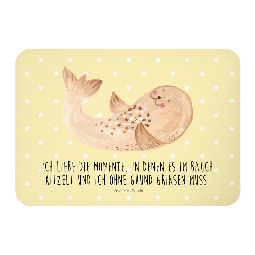 Magnet Robbe liegend Kühlschrankmagnet, Pinnwandmagnet, Souvenir Magnet, Motivmagnete, Dekomagnet, Whiteboard Magnet, Notiz Magnet, Kühlschrank Dekoration, Tiermotive, Gute Laune, lustige Sprüche, Tiere, Robbe, Robben, Seehund, Strand, Meerestier, Ostsee, Nordsee, Lachen, Freude