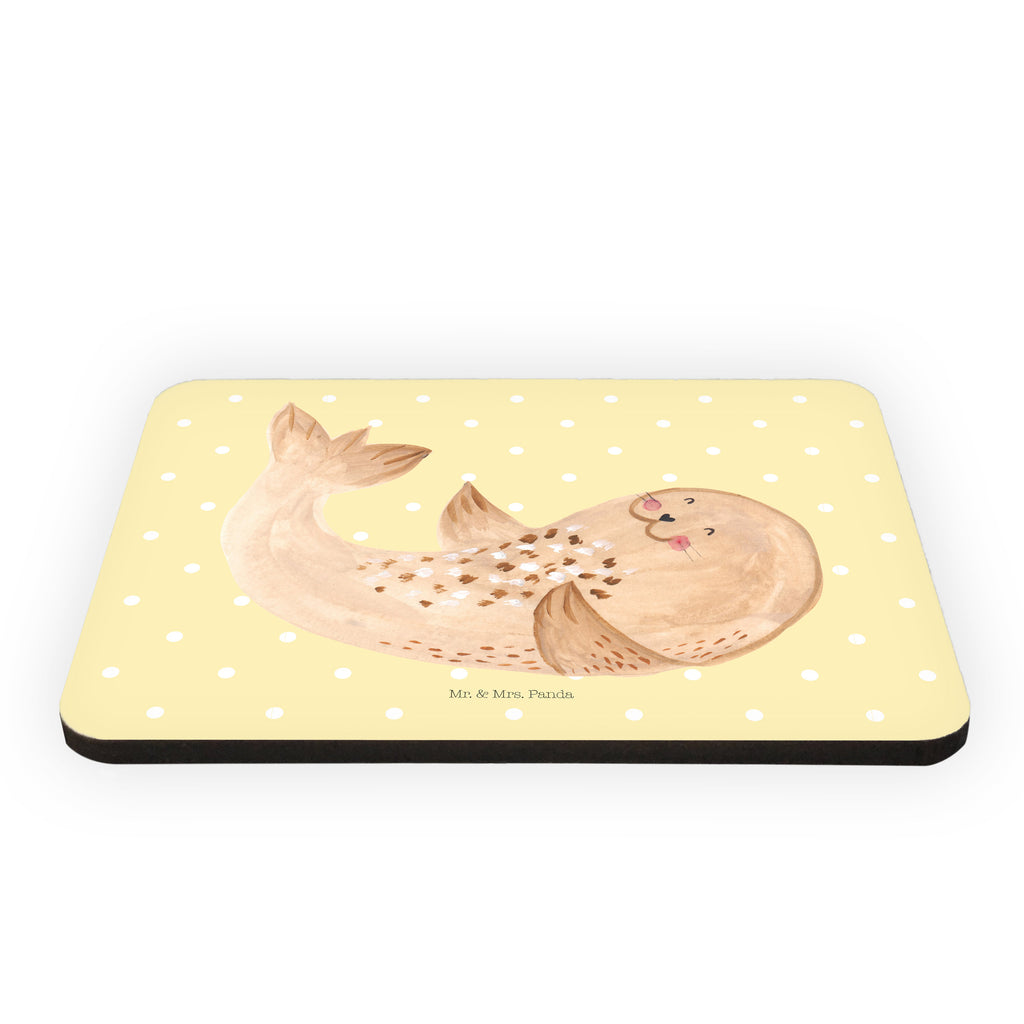 Magnet Robbe liegend Kühlschrankmagnet, Pinnwandmagnet, Souvenir Magnet, Motivmagnete, Dekomagnet, Whiteboard Magnet, Notiz Magnet, Kühlschrank Dekoration, Tiermotive, Gute Laune, lustige Sprüche, Tiere, Robbe, Robben, Seehund, Strand, Meerestier, Ostsee, Nordsee, Lachen, Freude