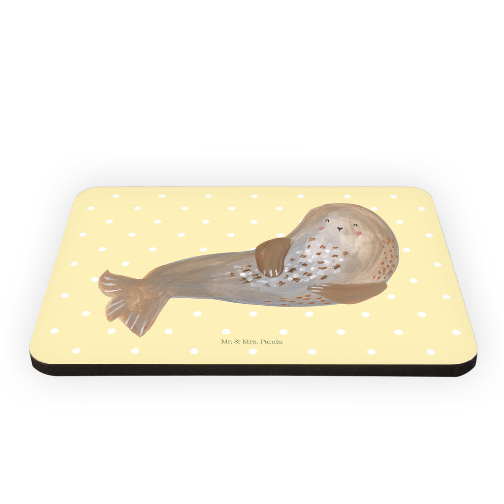 Magnet Robbe lachend Kühlschrankmagnet, Pinnwandmagnet, Souvenir Magnet, Motivmagnete, Dekomagnet, Whiteboard Magnet, Notiz Magnet, Kühlschrank Dekoration, Tiermotive, Gute Laune, lustige Sprüche, Tiere, Robbe, Robben, Seehund, Strand, Meerestier, Ostsee, Nordsee