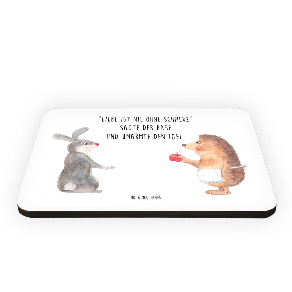 Magnet Liebe ist nie ohne Schmerz Kühlschrankmagnet, Pinnwandmagnet, Souvenir Magnet, Motivmagnete, Dekomagnet, Whiteboard Magnet, Notiz Magnet, Kühlschrank Dekoration, Tiermotive, Gute Laune, lustige Sprüche, Tiere, Igel und Hase, Igel, Hase, Liebe Spruch, Liebeskummer Geschenk, Herzschmerz, Trösten, Trennungsschmerz, Spruch romantisch