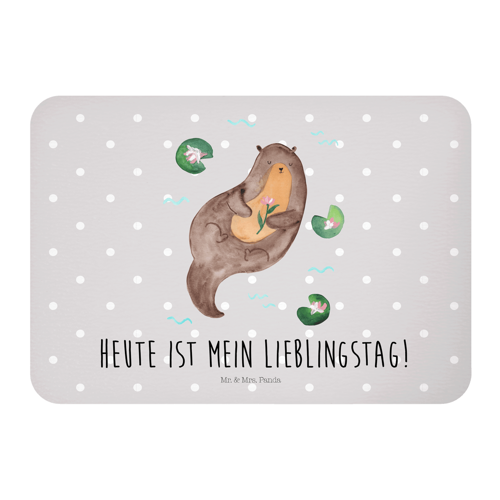 Magnet Otter mit Seerose Kühlschrankmagnet, Pinnwandmagnet, Souvenir Magnet, Motivmagnete, Dekomagnet, Whiteboard Magnet, Notiz Magnet, Kühlschrank Dekoration, Otter, Fischotter, Seeotter, Otter Seeotter See Otter