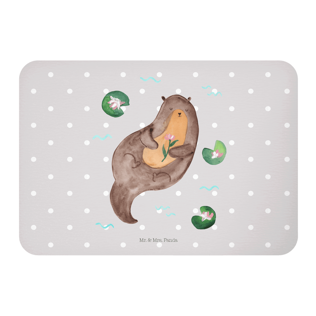 Magnet Otter mit Seerose Kühlschrankmagnet, Pinnwandmagnet, Souvenir Magnet, Motivmagnete, Dekomagnet, Whiteboard Magnet, Notiz Magnet, Kühlschrank Dekoration, Otter, Fischotter, Seeotter, Otter Seeotter See Otter