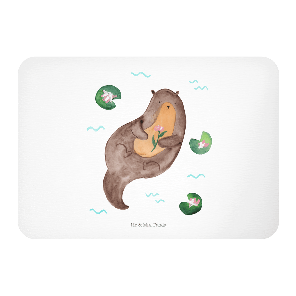 Magnet Otter mit Seerose Kühlschrankmagnet, Pinnwandmagnet, Souvenir Magnet, Motivmagnete, Dekomagnet, Whiteboard Magnet, Notiz Magnet, Kühlschrank Dekoration, Otter, Fischotter, Seeotter, Otter Seeotter See Otter