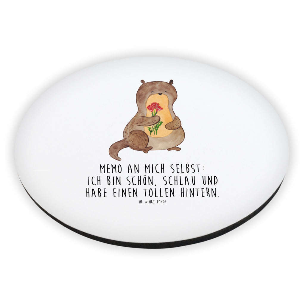 Rund Magnet Otter Blumenstrauß Kühlschrankmagnet, Pinnwandmagnet, Souvenir Magnet, Motivmagnete, Dekomagnet, Whiteboard Magnet, Notiz Magnet, Kühlschrank Dekoration, Otter, Fischotter, Seeotter, Otter Seeotter See Otter
