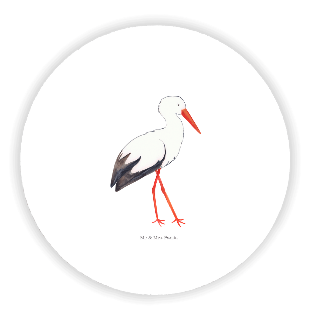 Rund Magnet Storch Kühlschrankmagnet, Pinnwandmagnet, Souvenir Magnet, Motivmagnete, Dekomagnet, Whiteboard Magnet, Notiz Magnet, Kühlschrank Dekoration, Tiermotive, Gute Laune, lustige Sprüche, Tiere, Storch, Störche, Schwangerschaft, Geburt, Mutter, Mütter, Mutter werden, Schwanger, Babybauch, Baby