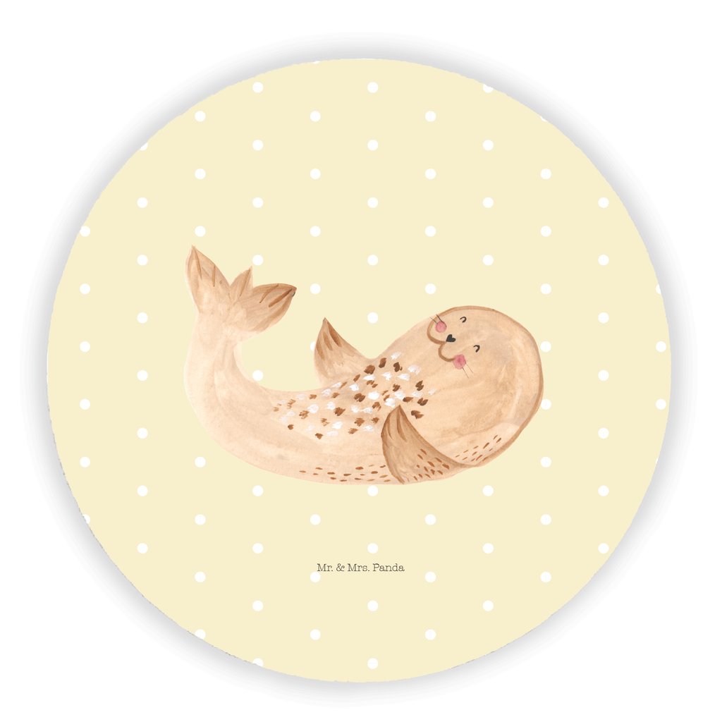 Rund Magnet Robbe liegend Kühlschrankmagnet, Pinnwandmagnet, Souvenir Magnet, Motivmagnete, Dekomagnet, Whiteboard Magnet, Notiz Magnet, Kühlschrank Dekoration, Tiermotive, Gute Laune, lustige Sprüche, Tiere, Robbe, Robben, Seehund, Strand, Meerestier, Ostsee, Nordsee, Lachen, Freude