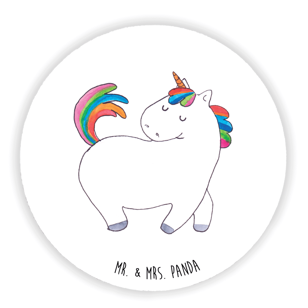 Rund Magnet Einhorn stolzierend Kühlschrankmagnet, Pinnwandmagnet, Souvenir Magnet, Motivmagnete, Dekomagnet, Whiteboard Magnet, Notiz Magnet, Kühlschrank Dekoration, Einhorn, Einhörner, Einhorn Deko, Pegasus, Unicorn, stolz, anders, bunt, Pferd, Reiter, Reiten, Freundin, Geschenk