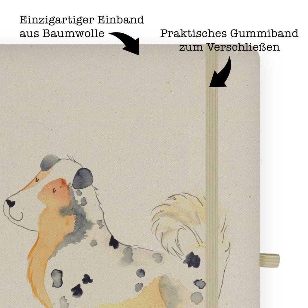 DIN A6 Baumwoll Notizbuch Australien Shepherd Notizen, Eintragebuch, Tagebuch, Notizblock, Adressbuch, Journal, Kladde, Skizzenbuch, Notizheft, Schreibbuch, Schreibheft, Hund, Hundemotiv, Haustier, Hunderasse, Tierliebhaber, Hundebesitzer, Sprüche, Australien Shepherd, Shepherd, Hundeliebe, Familienhund, Spruch