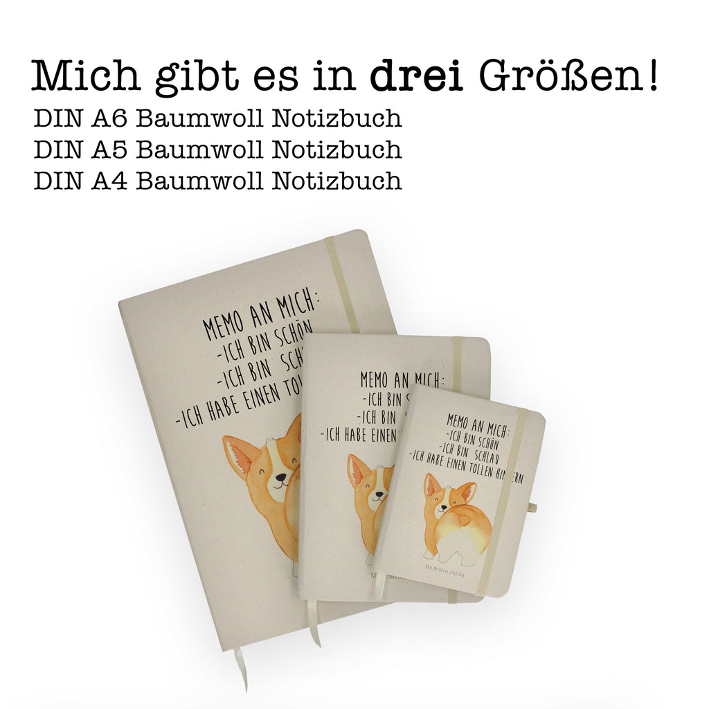 DIN A6 Baumwoll Notizbuch Corgie Po Notizen, Eintragebuch, Tagebuch, Notizblock, Adressbuch, Journal, Kladde, Skizzenbuch, Notizheft, Schreibbuch, Schreibheft, Hund, Hundemotiv, Haustier, Hunderasse, Tierliebhaber, Hundebesitzer, Sprüche, Corgie, Hundeliebe, Motivation, Selbstliebe, Spruch
