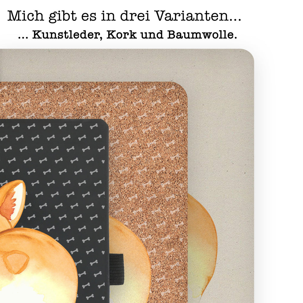 DIN A6 Baumwoll Notizbuch Corgie Po Notizen, Eintragebuch, Tagebuch, Notizblock, Adressbuch, Journal, Kladde, Skizzenbuch, Notizheft, Schreibbuch, Schreibheft, Hund, Hundemotiv, Haustier, Hunderasse, Tierliebhaber, Hundebesitzer, Sprüche, Corgie, Hundeliebe, Motivation, Selbstliebe, Spruch