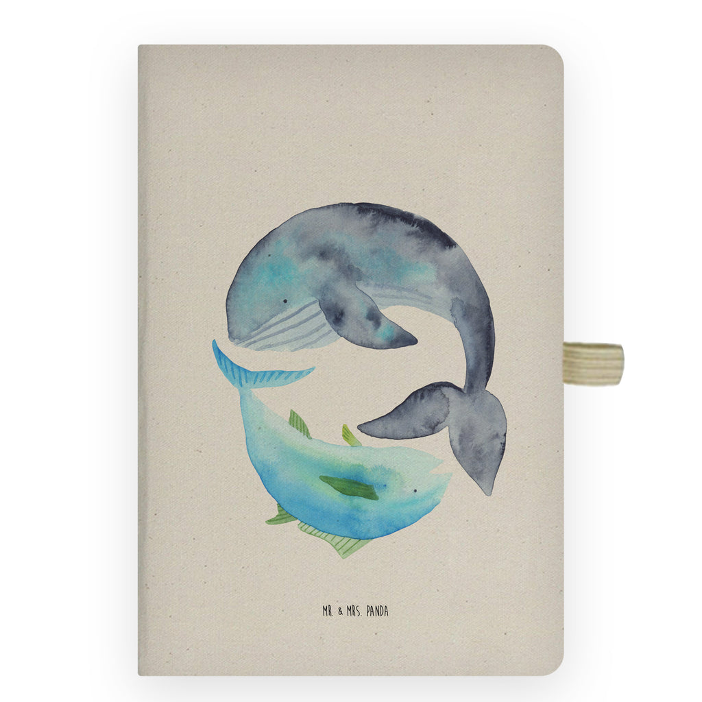 DIN A6 Baumwoll Notizbuch Walfisch & Thunfisch Notizen, Eintragebuch, Tagebuch, Notizblock, Adressbuch, Journal, Kladde, Skizzenbuch, Notizheft, Schreibbuch, Schreibheft, Tiermotive, Gute Laune, lustige Sprüche, Tiere, Wal, Wahl, Tunfisch, Wortwitz lustig, Spruch lustig, Flachwitz, Witz, Spruch des Tages, Flachwitz Geschenk