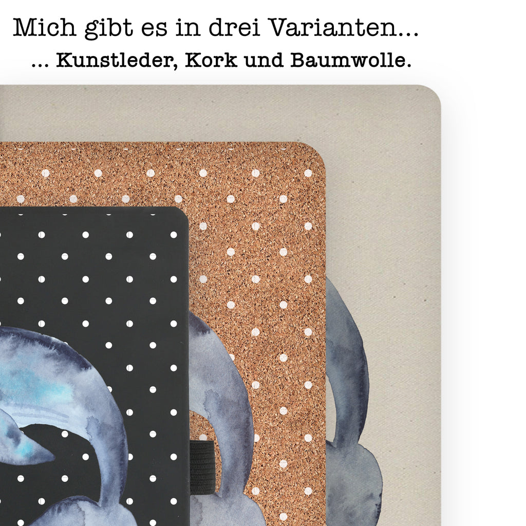 DIN A6 Baumwoll Notizbuch Walfisch & Thunfisch Notizen, Eintragebuch, Tagebuch, Notizblock, Adressbuch, Journal, Kladde, Skizzenbuch, Notizheft, Schreibbuch, Schreibheft, Tiermotive, Gute Laune, lustige Sprüche, Tiere, Wal, Wahl, Tunfisch, Wortwitz lustig, Spruch lustig, Flachwitz, Witz, Spruch des Tages, Flachwitz Geschenk